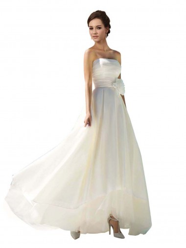 Shop Strapless A-Line Taffeta Wedding Dress Perth