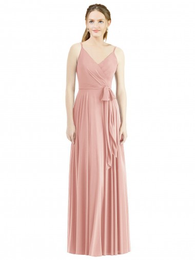Shop Romantic Full length Long Chiffon Bridesmaid Dress Perth