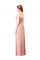 Long Chiffon Sweetheart Bridesmaid Dress with Twist Bodice Perth