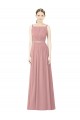 High Neck Chiffon Bridesmaid Dress with Low Back Perth