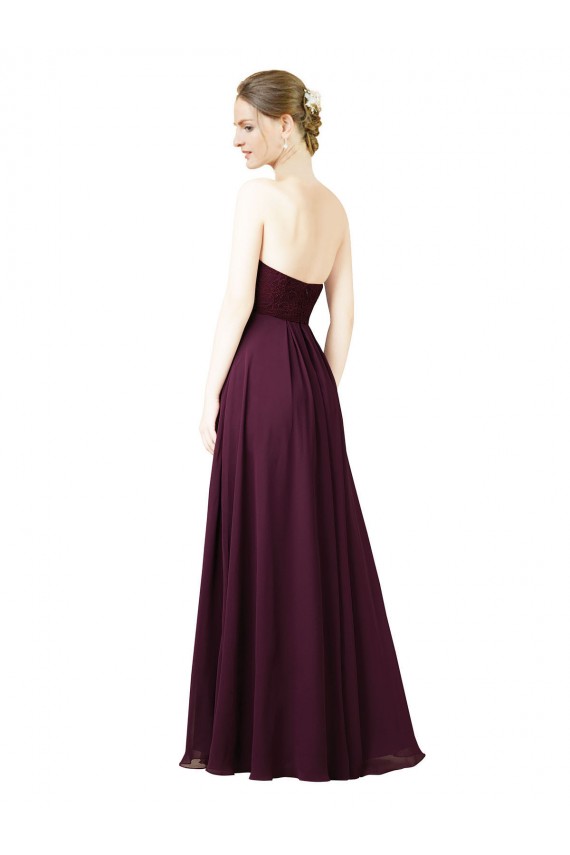 Dreamy Lace Over Chiffon Bridesmaid Dress Perth