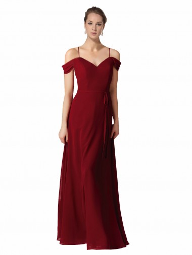 Shop Chiffon with Beaded Embroidery Bridesmaid Dress Perth