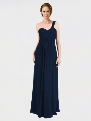 Shop Full Length Long Chiffon Bridesmaid Gown with Sweetheart Neckline Perth
