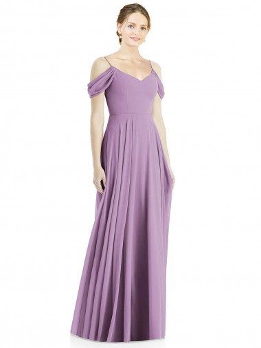 Shop Off the Shoulder Open Cowl-Back Maxi Bridesmaid Dress Perth
