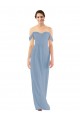 Sweetheart Neckline Chiffon Off-the-Shoulder Bridesmaid Dress Perth