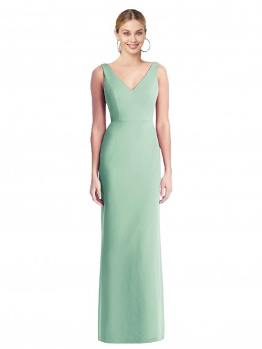 Shop Sleeveless Tie Back Chiffon Trumpet Chiffon Bridesmaid Dress Perth