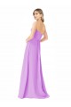 Draped Strapless Floor Length Chiffon Bridesmaid Dress Perth