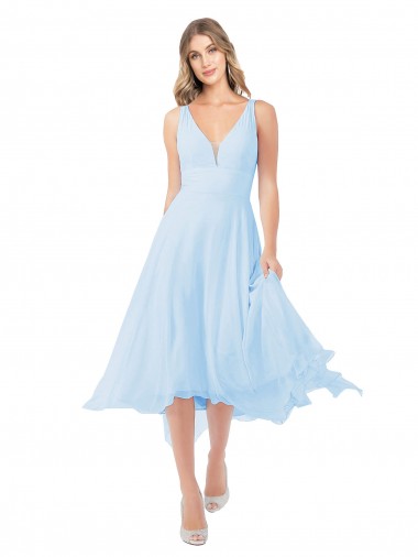 Shop Chiffon Midi Length Keyhole Back Cocktail Bridesmaid Dress Perth