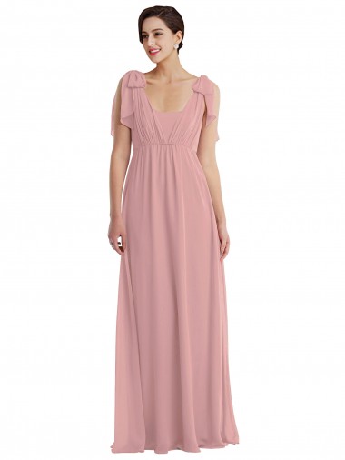 Shop Empire Waist Long Halter Maxi Bridesmaid Dress Perth