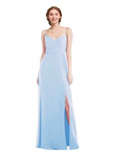 Shop Tie Back Cutout Maxi Formal Bridesmaid Dress with Front Slit Perth