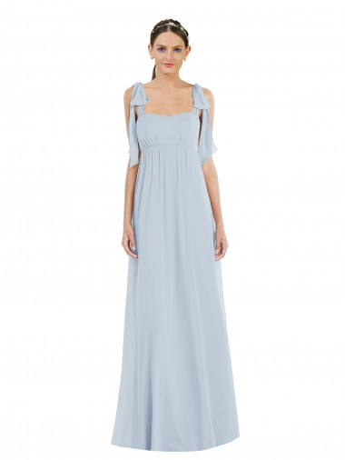 Shop Tie Shoulder Empire Waist Maxi Bridesmaid Dress Perth