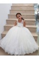 Ivory Ball Gown Floor Length Flower Girl Dress Perth
