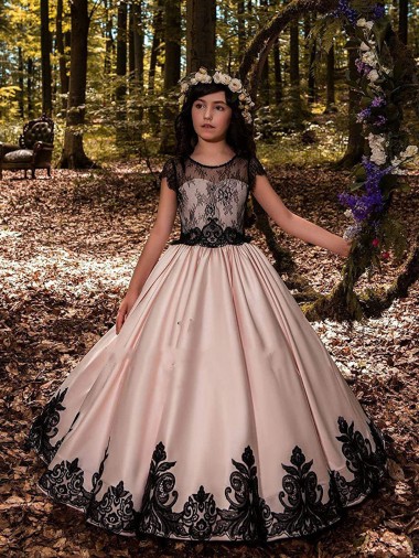 Shop Ivory Ball Gown Sweetheart Neck Sleeveless Flower Girl Dress Perth