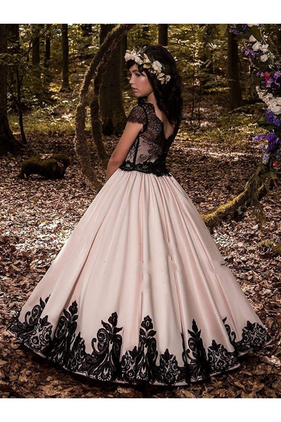 Ivory Ball Gown Sweetheart Neck Sleeveless Flower Girl Dress Perth