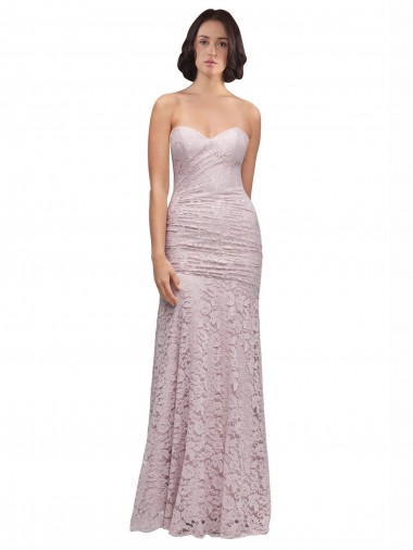 Shop Floor Length Long Mermaid Lace Bridesmaid Dress / Prom Dress with Low Back Perth