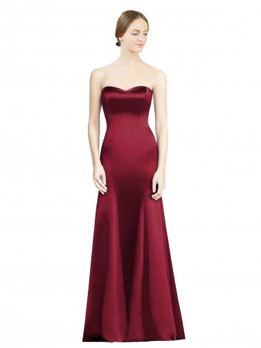 Shop Sweetheart Neckline Bridemaid Dress with Hips Seamed Detail Perth