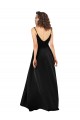 High Low V-Neckline Formal Silky Satin Tulip Bridesmaid Dress / Prom Dress with Wrap Skirt