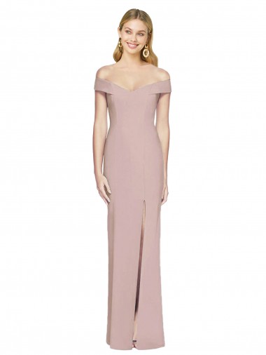 Shop Off the Shoulder Criss Cross Back Trumpet Bridesmaid Dress / Prom Dress Perth
