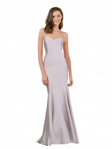 Shop Crepe Mermaid Bridesmaid Dress / Prom Dress with Low Back Perth