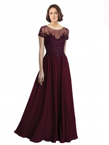 Shop Full Length Beaded and Embroidered Tulle Bodice Long Chiffon Bridesmaid Dress Perth