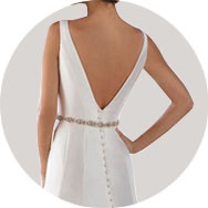V-Back Wedding Dresses Perth